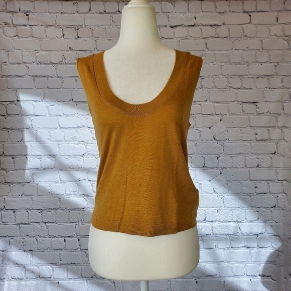 𝅺7 For All Mankind Vintage Scoop Tank Top sz. Small - Picture 8 of 12